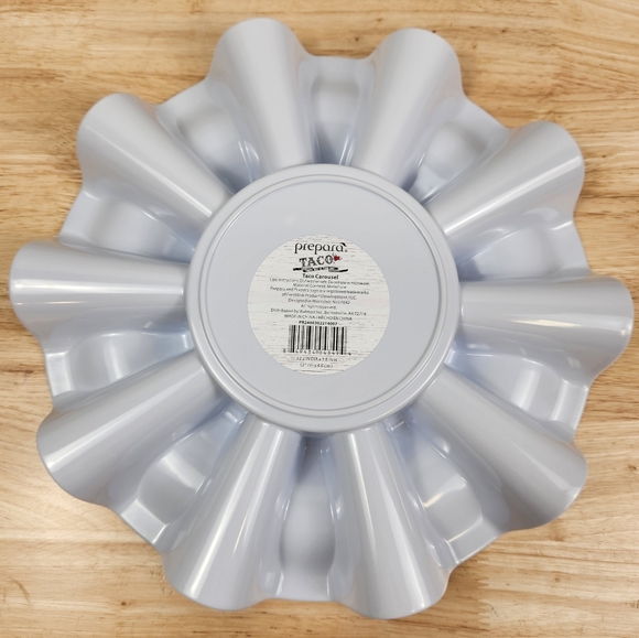 Taco Holder Carousel Tray Rack Holds 10 Shells Dishwasher Safe Colorful - Picture 4 of 5